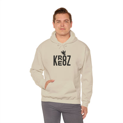 KRE8Z Brand Black Print Unisex Heavy Blend™ Hooded Sweatshirt