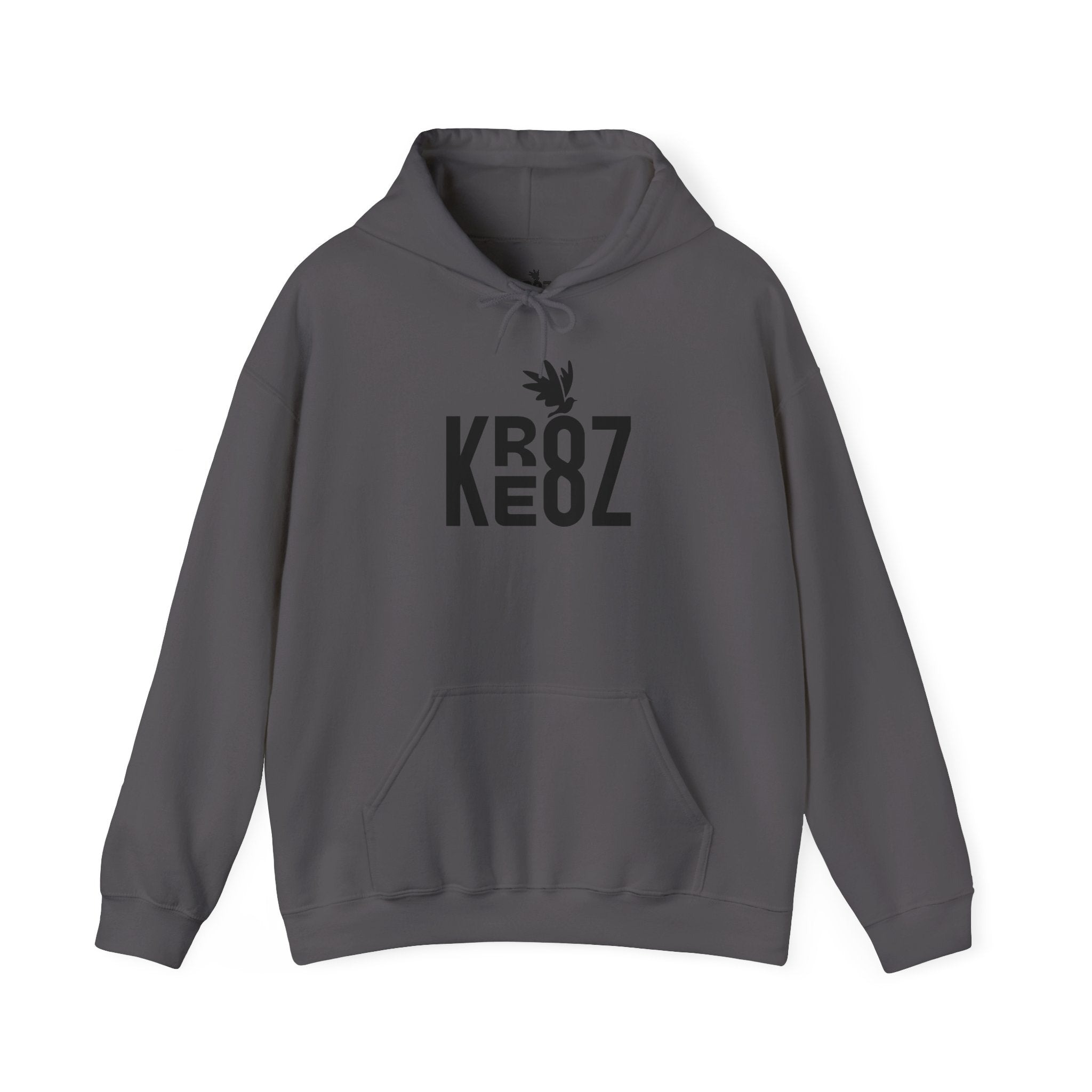 KRE8Z Brand Black Print Unisex Heavy Blend™ Hooded Sweatshirt