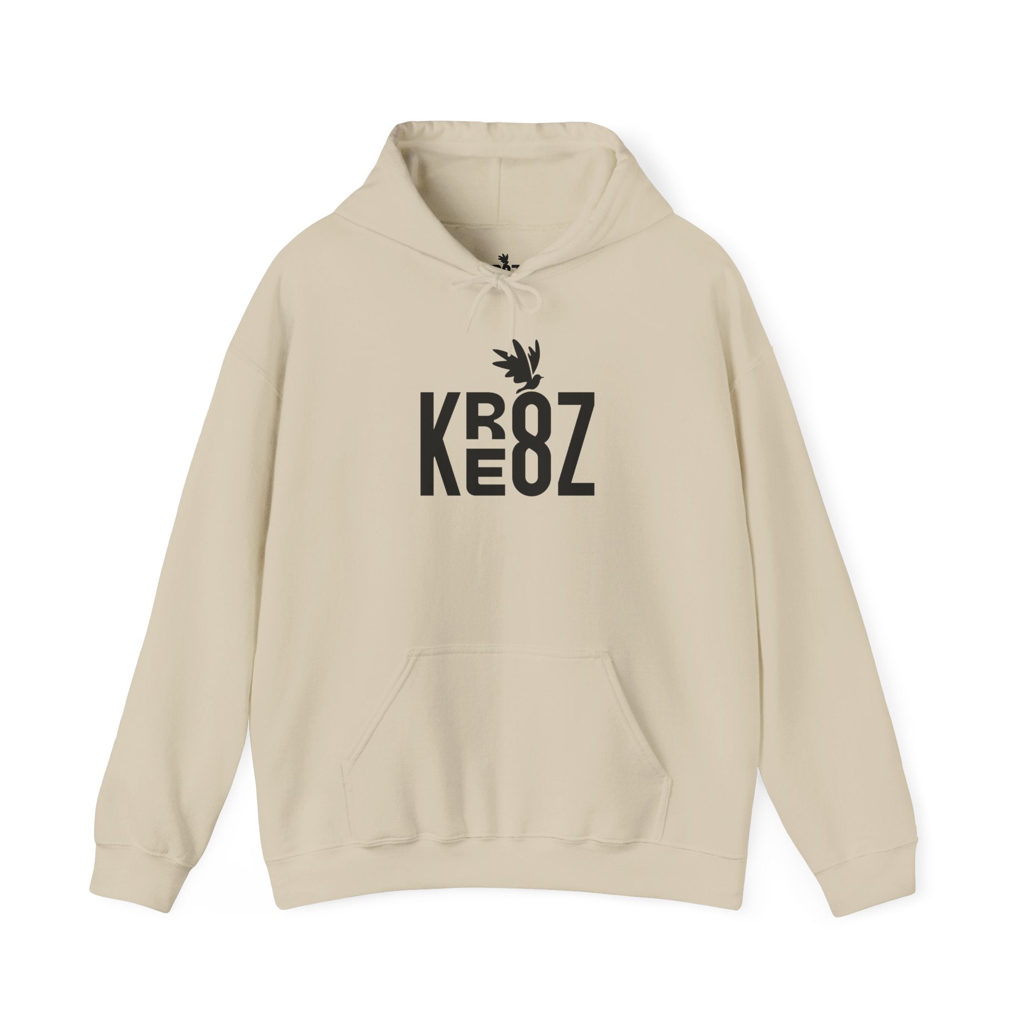 KRE8Z Brand Black Print Unisex Heavy Blend™ Hooded Sweatshirt