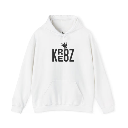 KRE8Z Brand Black Print Unisex Heavy Blend™ Hooded Sweatshirt