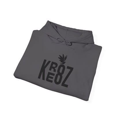 KRE8Z Brand Black Print Unisex Heavy Blend™ Hooded Sweatshirt